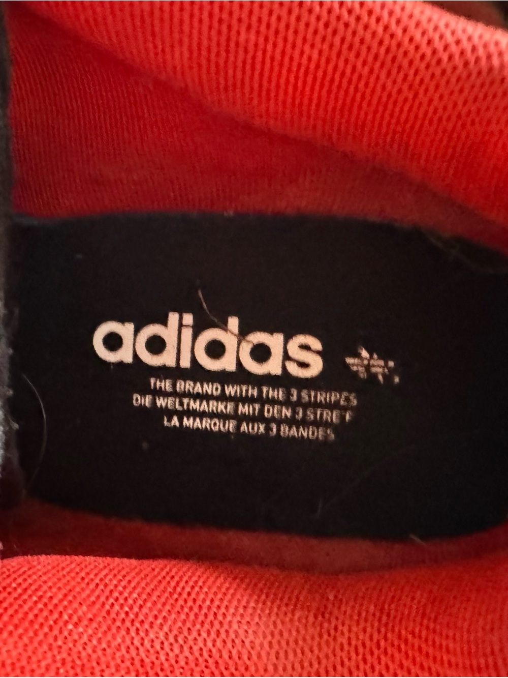 adidas women’s Black, Red, Blue Multicolor Lace-Up Sneakers - Picture 5 of 10